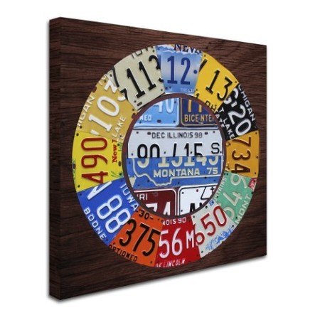 Trademark Fine Art Design Turnpike 'Clock Square' Canvas Art, 14x14 ALI1312-C1414GG